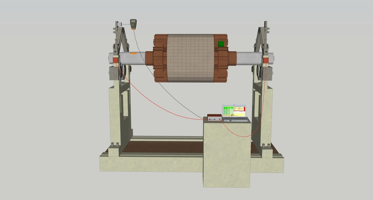 Moving the trial weight to the second correction plane for the second trial run